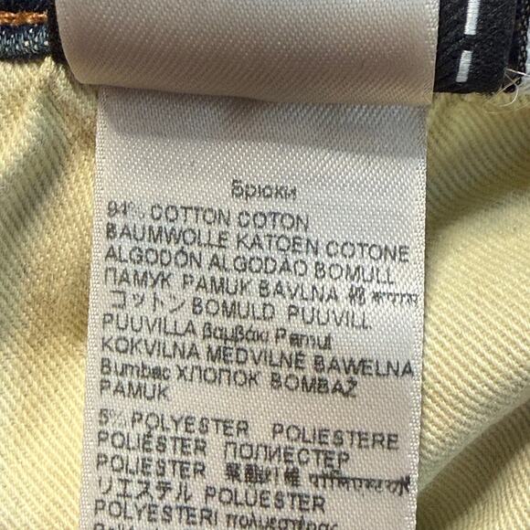 7 For All Mankind Medium Blue Straight Leg Denim Jeans Men's Size 38 x 32 - Picture 10 of 10